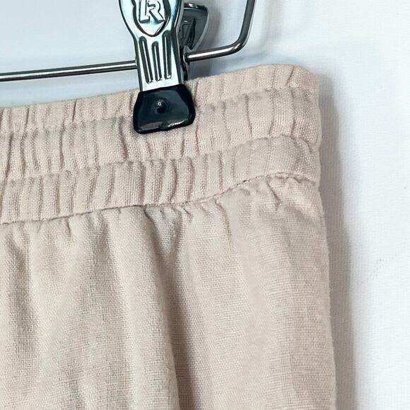 H&M Linen-blend Drawstring Shorts Light Powder Pink - Picture 9 of 14